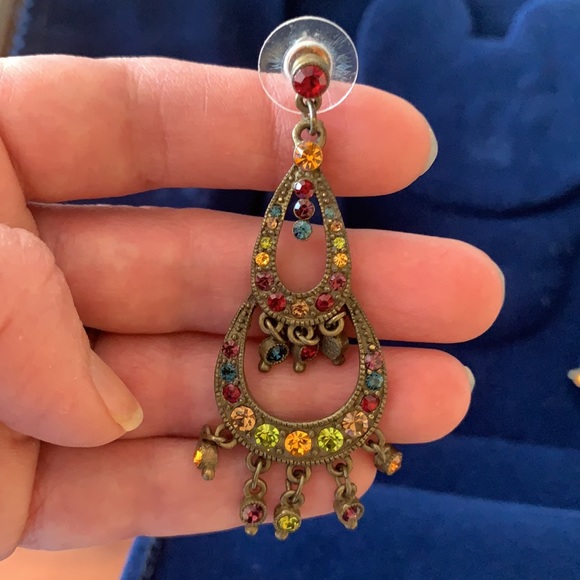 Anthropologie Antique Chandelier Earings - Picture 2 of 4